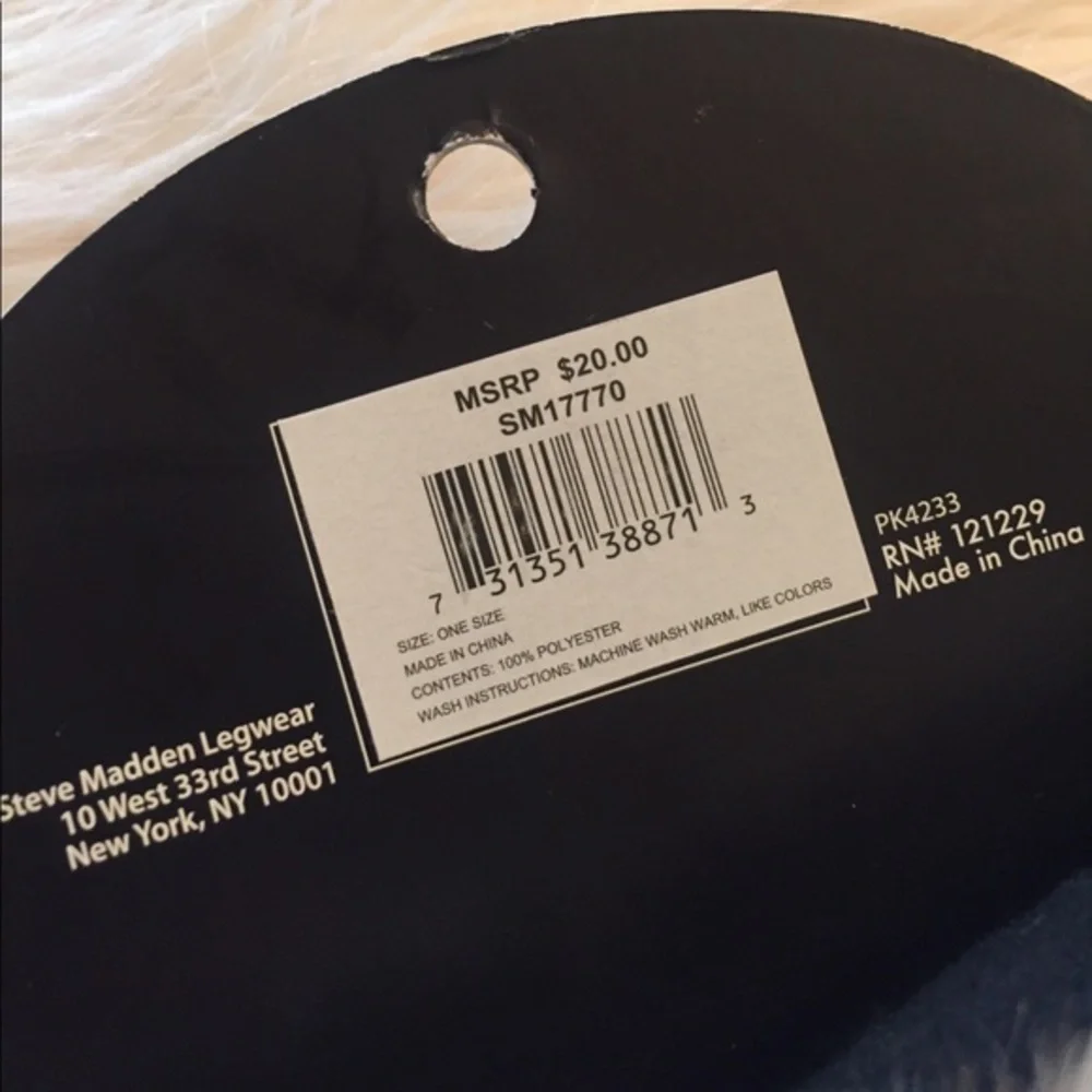 NWT  STEVE‎ MADDEN LEOPARD BLK BOOT LINER
